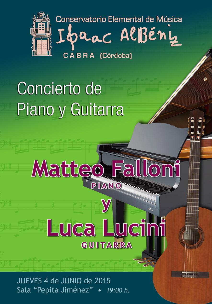 No te pierdas “Concierto del Dúo de Guitarra y Piano Luccini-Falloni”