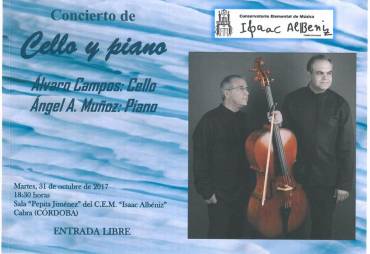 Concierto de Cello y Piano por Álvaro Campos y Ángel A. Muñoz