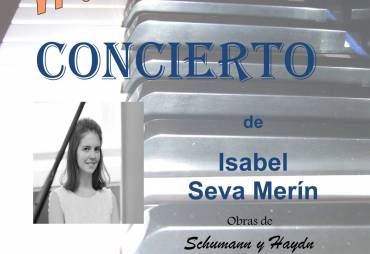 CONCIERTO de Isabel Seva Merín Obras de Schumann y  Haydn